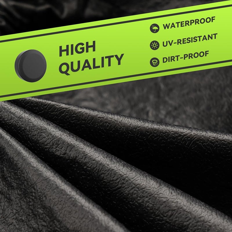 RVMATE RV Tire Cover, RV Spare Tire Cover Fits 30" Diameter Tire, Waterproof Anti-UV Black Tire Cover RV Accessories for RV/Truck/Trailer/SUV/Jeep, RMSTC30 - Image 3